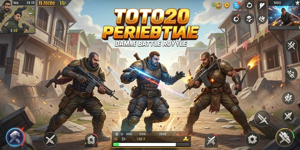 Tampilan gameplay TOTO20 yang mendebarkan di arena pertempuran.